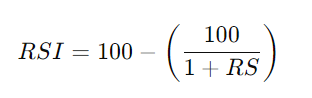 RSI 계산공식 이미지